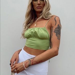 Princess Polly Annabelle Top - Green